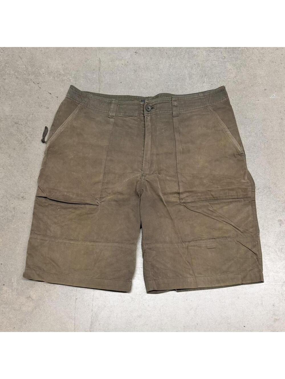 Vintage Cherokee Shorts Mens 33 Brown Faded Nylon Workwear Gorpcore 90s Y2K